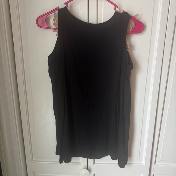 VENUS Black Blouse with Cream Lace Accent - Picture 3 of 3